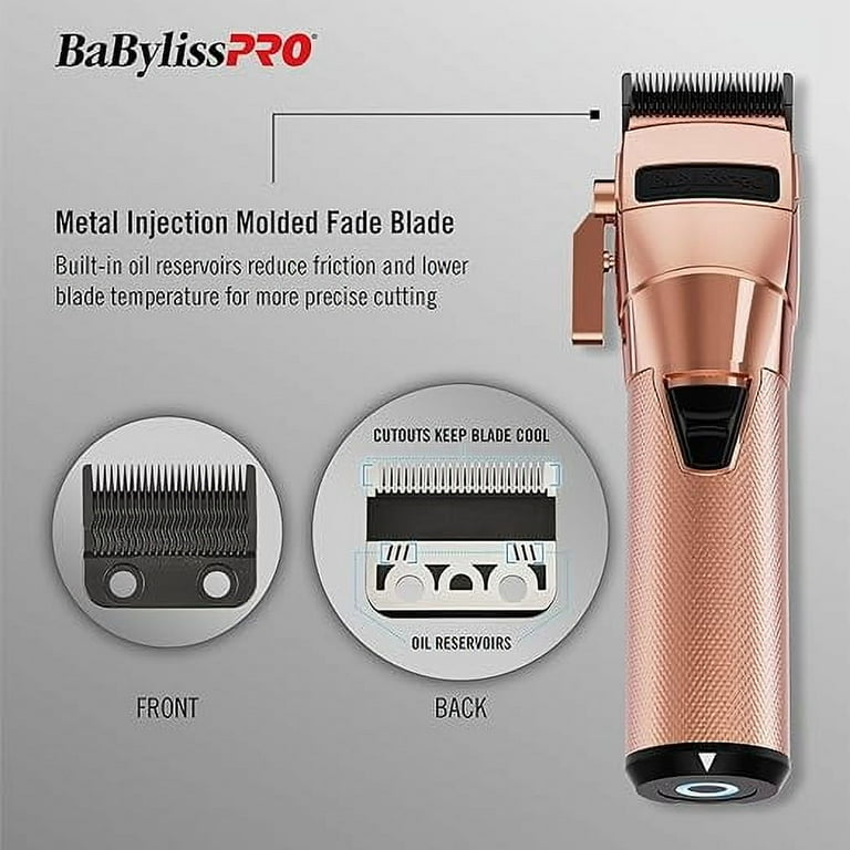 BaBylissPRO LOPROFX バリカン ローズゴールド BabylissPro Lo-ProFX Limited Collection - Rose Gold
