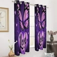 thumbnail image 3 of Butterfly Window Blackout Curtain 3d Printed Blackout Curtain Bedroom Living Room Hotel Window 2 Panel Shade, 3 of 6