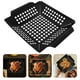 thumbnail image 3 of ColoMX Cesta de barbacoa reutilizable, cesta portátil para asar para acampar, bandeja para parrilla, cesta para parrilla, cesta para asar verduras, accesorios para parrilla de barbacoa, 3 of 8