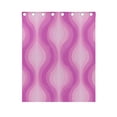 thumbnail image 4 of Pink Striped Pattern 63x55in Window Curtain Panels 63x55in 2-Piece Heavy Duty 80% Light Blocking, 4 of 5