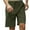 Army Green, variant on ZZwxWA Men's Shorts Summer Sports Plus Size Workwear Shorts Male Holiday Beach Elastic Trousers Cozy Style Drawstring Clothing Breathable Quick-Dry Short Pants Casual Printed Pants Trousers