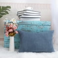 thumbnail image 4 of Unique Bargains Soft Corduroy Corn Striped Decorative Throw Pillow Cover, 4 of 9