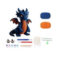 thumbnail image 2 of Halloween Dinosaur Crochet Kit, DIY Dragon Doll Crochet Set with Yarn, Hook, Craft Accessories and Filling Cotton, 2 of 9