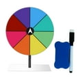 thumbnail image 1 of KLKCMS Roulette Wheel Acrylic Reusable Game Wheel for Home Parties Party Restaurant Rectangular Base, 1 of 9