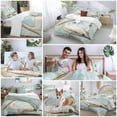thumbnail image 6 of Vintage Nautical Coastal Bedding 3 Piece Duvet Cover Set Twin Size, Summer Bird Ocean Wave Soft Microfiber Comforter Cover with Zipper Closure & Pillowcases, Wrinkle & FadeResistant Quilt Cover, 6 of 9