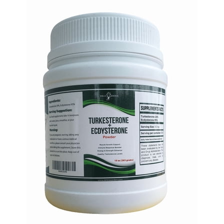 Turkesterone Supplement   Beta Ecdysterone Powder –  10 oz Fine Botanical Extract Blend