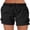 Black, variant on Womens Summer Shorts 2026 Dressy Casual Hiking Cargo Shorts Trendy Outdoor Outfits 6 Pockets Olive X-Large