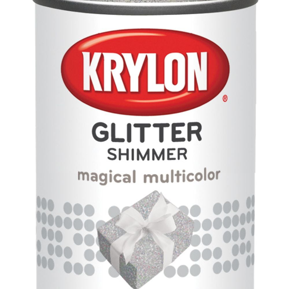 Krylon Glitter Shimmer Spray, Magical Multicolor, 4 oz.