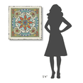 thumbnail image 4 of Global Gallery's 'Mediterranean Flair IX' by Daphne Brissonnet Stretched Canvas Wall Art, 4 of 4
