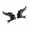 Black, variant on Walbest 1 Pair Devil Horn Shape Hairpin Goth Hair Clip for Halloween Duck Mouths cutterfly valve Bat Ear Costume Horsetail Hairpins Women Hair Accessory for Party