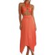 thumbnail image 1 of Top corto de mujer + Faldas Top de tubo de moda + Faldas midi Vacaciones en la playa (Naranja S) Tmvgtek Para estrenar, 1 of 2