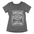 thumbnail image 1 of 40th Birthday VINTAGE 1983 Women's V-neck, 2XL, Charcoal, 1 of 3