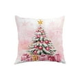 thumbnail image 1 of Cubiertas de Almohada de Navidad Cubierta de Cojín Decorativa Del Dormitorio Del Árbol de Navidad de 45x45cm, 1 of 6