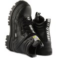 thumbnail image 4 of Buffalo Aspha NC Mid Women's Lace Up Chunky Sole Vegan Trainers In Black Size 8.5, 4 of 6