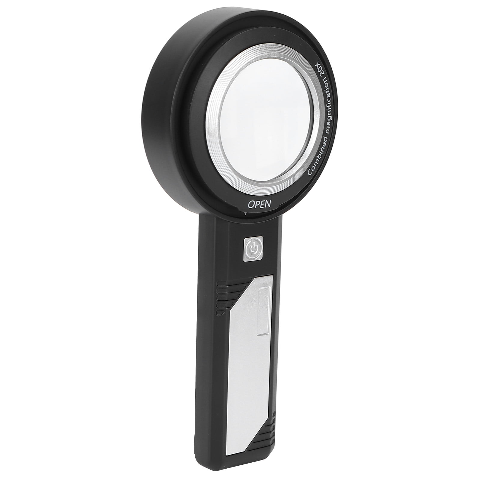 Tebru 8X 20X Magnifying Glass Elderly Portable Handheld Magnifier With LED Light For Reading Identification,Magnifying Glass,Handheld Magnifier