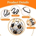 thumbnail image 4 of Bolsa de malla portátil para pelotas de baloncesto, voleibol, fútbol, ​​nailon, adecuada para varias bolsas de malla para almacenamiento de bolas, 4 of 5