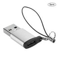 thumbnail image 3 of Adaptador hembra USB3.0 NikouMX Tipo C3.1 Plata, 3 of 8