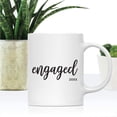 thumbnail image 3 of CTDream Personalized 11oz. Wedding Bridal Shower Coffee Mug Gift, Engaged 2022, 1-Pack, Custom Year, 3 of 7