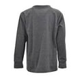 thumbnail image 4 of Boys Halloween Bad to the Bone Skeleton Embroidery Shirt (18, Gray), 4 of 5