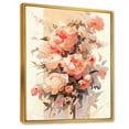 thumbnail image 2 of Designart "Bouquet Of Peony Whispers I" Peony Floater Framed Wall Art Prints, 2 of 5