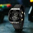 thumbnail image 4 of SMAEL Outdoor Sports Watches Fashion Leisure Men Watches 5ATM Waterproof Rectangle 8108 LCD Display Digital Student Wristwatches, 4 of 9