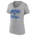 thumbnail image 2 of Women's Gray Kentucky Wildcats First Sprint Team V-Neck T-Shirt, 2 of 3