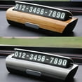 WENXUAN Car Phone Number Recorder Temporary Parking Number Plate For
