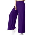 thumbnail image 6 of Buigttklop Pants for Women 2024 Women'S Loose High Waist Wide Leg Pants Workout Out Leggings Casual Trousers Yoga Gym Pants, 6 of 6