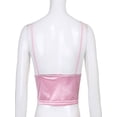 thumbnail image 2 of YiZYiF Womens Satin V Neck Crop Top Camisole Slim Fit Backless Vest, 2 of 6