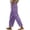 Purple, variant on Women's Pants High Waisted Trousers Baggy Light Blue Pant Casual Outfits Soft Pants Vacation Outfits for Women