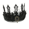 thumbnail image 2 of Corona de Fieltro Fernando para Halloween Negra, 2 of 8