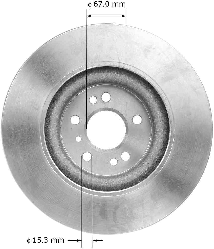 Bendix PRT5871 Premium Brake Rotor