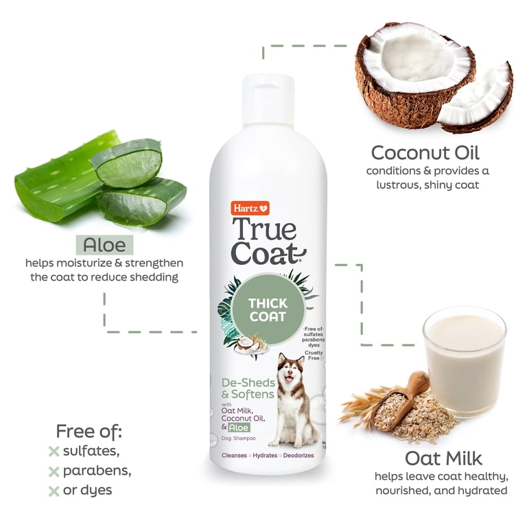 TrueCoat Thick Coat Dog Shampoo, 5-in-1 De-Shed photo 5