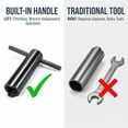 thumbnail image 5 of BlinkLLX Stainless Steel Faucet Cartridge Retainer Removal Tool Compatible with Moen, 5 of 6