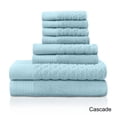 thumbnail image 4 of Superior  100 Turkish Cotton Cordage Patterned 8-Piece Towel Set, 4 of 5