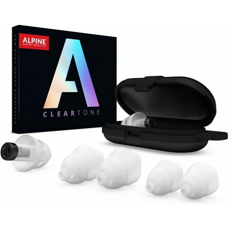 

Cleartone - High Fidelity Ear Plugs For Concerts Noise Sensitivity And More - 21Db - Soft & Comfortable - Comes With 3 Sizes: S/M/L - Earplugs For Noise Reduction - Black