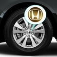 thumbnail image 3 of IPG Compatible with Civic Accord CRV VTEC Si Logo Center Cap Overlay Wheel Tire Decals Inner or Outer Stickers (Center Cap:2.25") (4 Units) (Outer Logo, Metallic Gold), 3 of 6