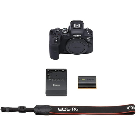 Canon - EOS R6 Mirrorless Camera (Body Only) - Black