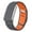 Dark Gray+Orange, variant on Comfort Durable Silicone Wristband Compatible with Whoop 5.0 MG Band, Soft Silicone Sports Loop Strap for Men & Women, with U Shapped Connector, Fitness & Activity Tracker Accessories, Gray+Black