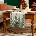 thumbnail image 4 of Cinvoph Christmas Table Runner Christmas Tree Table Runner Long Winter Christmas Xmas Holiday House Table Decoration 13"x71", 4 of 6