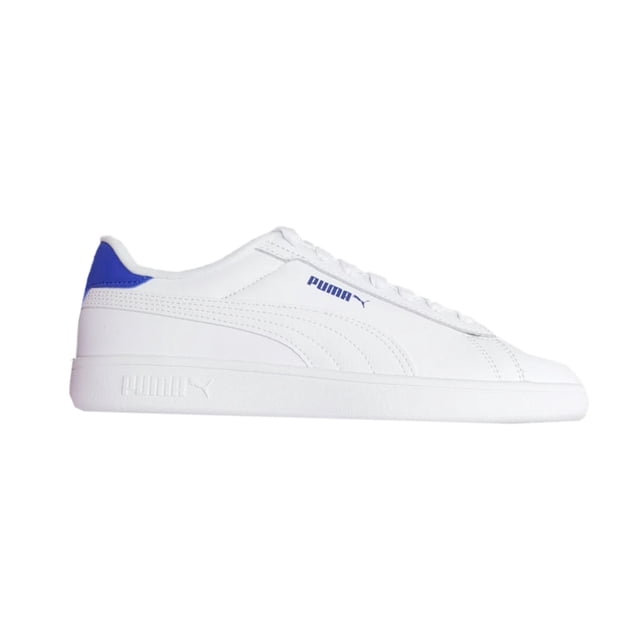 TENIS CASUAL PUMA SMASH 3.0 L 390987 24 BLANCO/ AZUL HOMBRE 27.5 CM