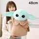 thumbnail image 3 of Disney Star Wars Anime Yoda Plush Grogu Mandalorian Figure Yoda Baby Peluche Dolls Stuffed Cartoon Yoda Model Kid Toy Gifts, 3 of 5