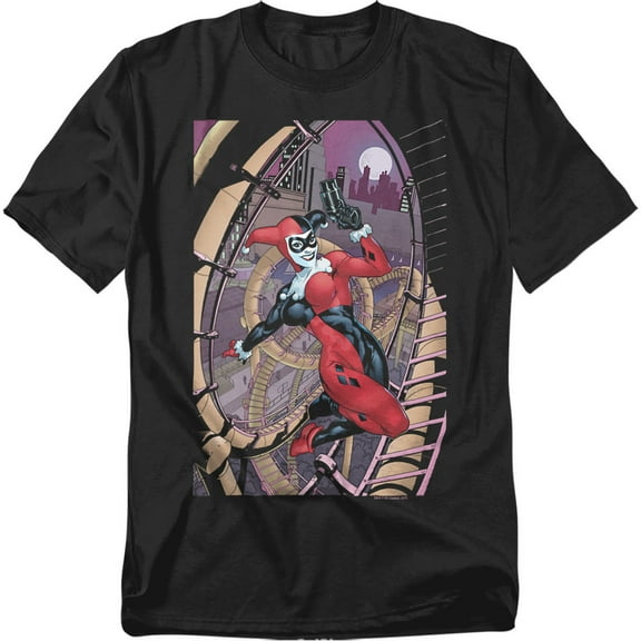 Batman T-Shirt Harley First Unisex Graphic Tee For Men & Women Black