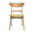 thumbnail image 4 of Noble House Lydia Mid-Century Modern Fabric Dining Chairs, Set of 2, Green Tea, 4 of 11