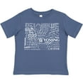 thumbnail image 3 of Inktastic Wyoming State Word Salad Boys or Girls Toddler T-Shirt, 3 of 5