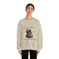thumbnail image 4 of Singing Santa Black Unisex Heavy Blend™ Crewneck Sweatshirt, 4 of 4