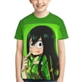 thumbnail image 6 of My Hero Academia Tsuyu Asui Kids T-Shirt 3d Printed Graphic T-Shirts Boys And Girls Short Sleeve Shirts For Youth Kids X-Small, 6 of 7