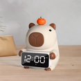 thumbnail image 1 of Reloj Despertador Digital, Estatua de , Soporte para Servilletas Faciales para El Hogar, Caja de Pañuelos, Soporte con Altavoz para Mesa de Do lechoso, 1 of 8