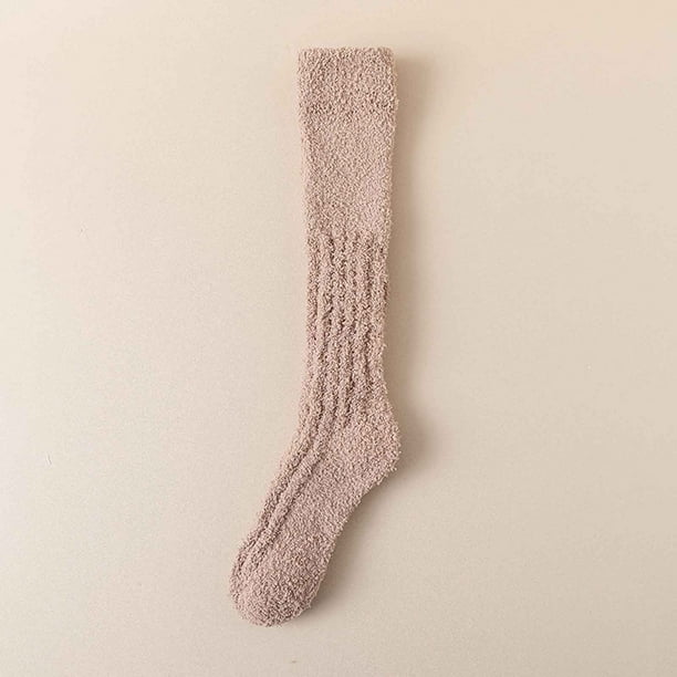 Calcetines para mujer, pantuflas, calcetines de invierno cálidos con forro polar, calcetines acogedores, suaves, gruesos y peludos, calcetines navideños para mujer