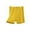 Yellow, variant on Womens Shorts Women's Casual Fashion Solid Color High Waist Leggings Thin Shorts Three-Quarter Pants Home Short Pants